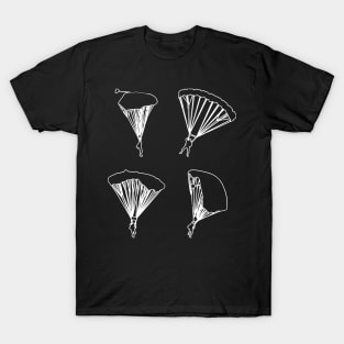 Paragliding Airborne Parachute T-Shirt